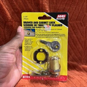 Drawer and cabinet lock ( mag security )